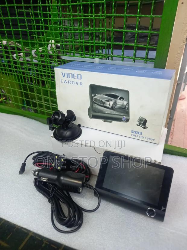 3in1 Car Front Windscreen Mount Recording DVR Camera (Front,Inner,Rear - main view