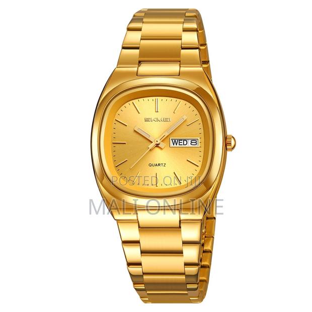 Skmei 2420 Quartz Watch Stainless Steel Waterproof Analog Business