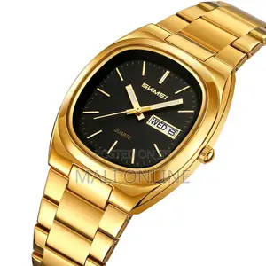 Skmei 2420 Quartz Watch Stainless Steel Waterproof Analog Business