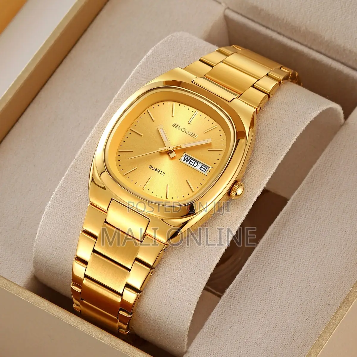 Skmei 2420 Quartz Watch Stainless Steel Waterproof Analog Business