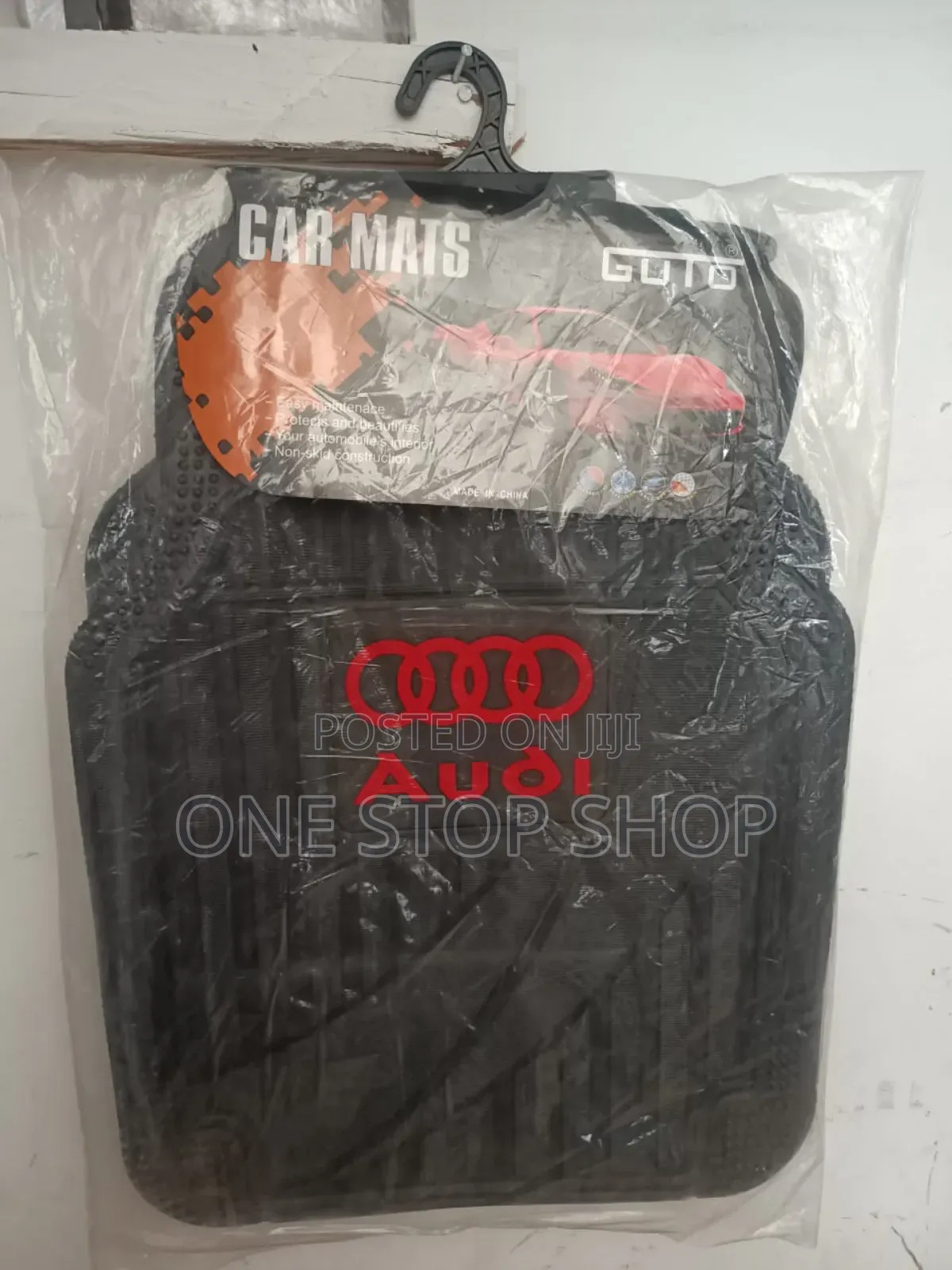 5pc Audi Black Waterproof Carpet Mats