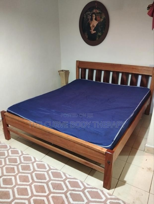Big Bed and Mattress for Quick Sale; 5by6 Bed Mattress