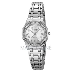Skmei 2508 Ladies Quartz Watch Stainless Steel Luxury Women Wristwatch