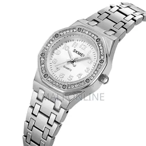 Skmei 2508 Ladies Quartz Watch Stainless Steel Luxury Women Wristwatch
