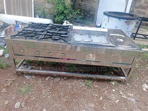 Stainless Steel Commercial Combined Gas Cooking Range