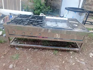 Stainless Steel Commercial Combined Gas Cooking Range