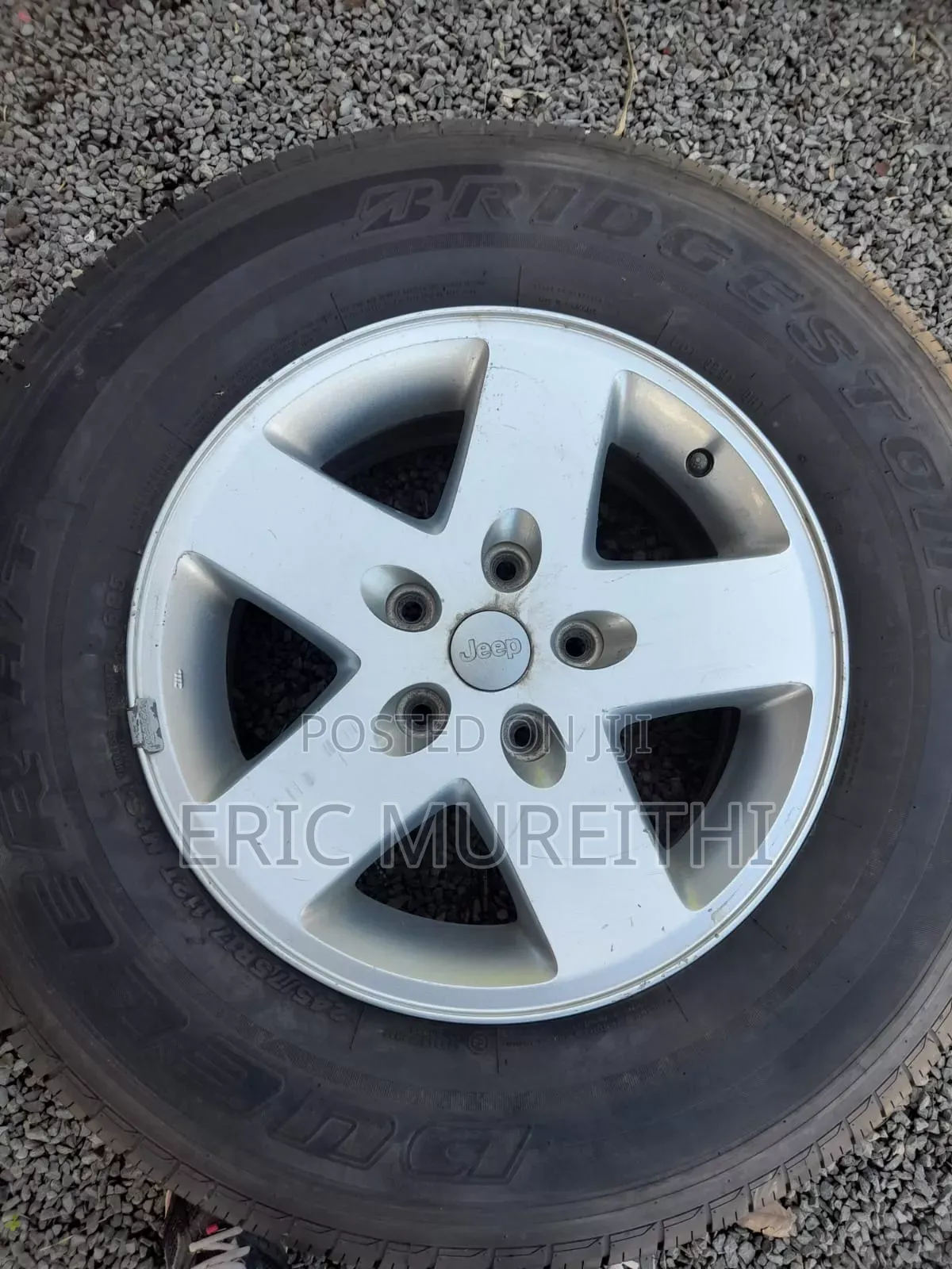 Jeep Oem Alloy Wheel Bridgestone Tire Assembly