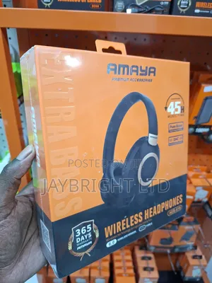Amaya Wireless Headphones Aeb-610 Pure Bass Enc