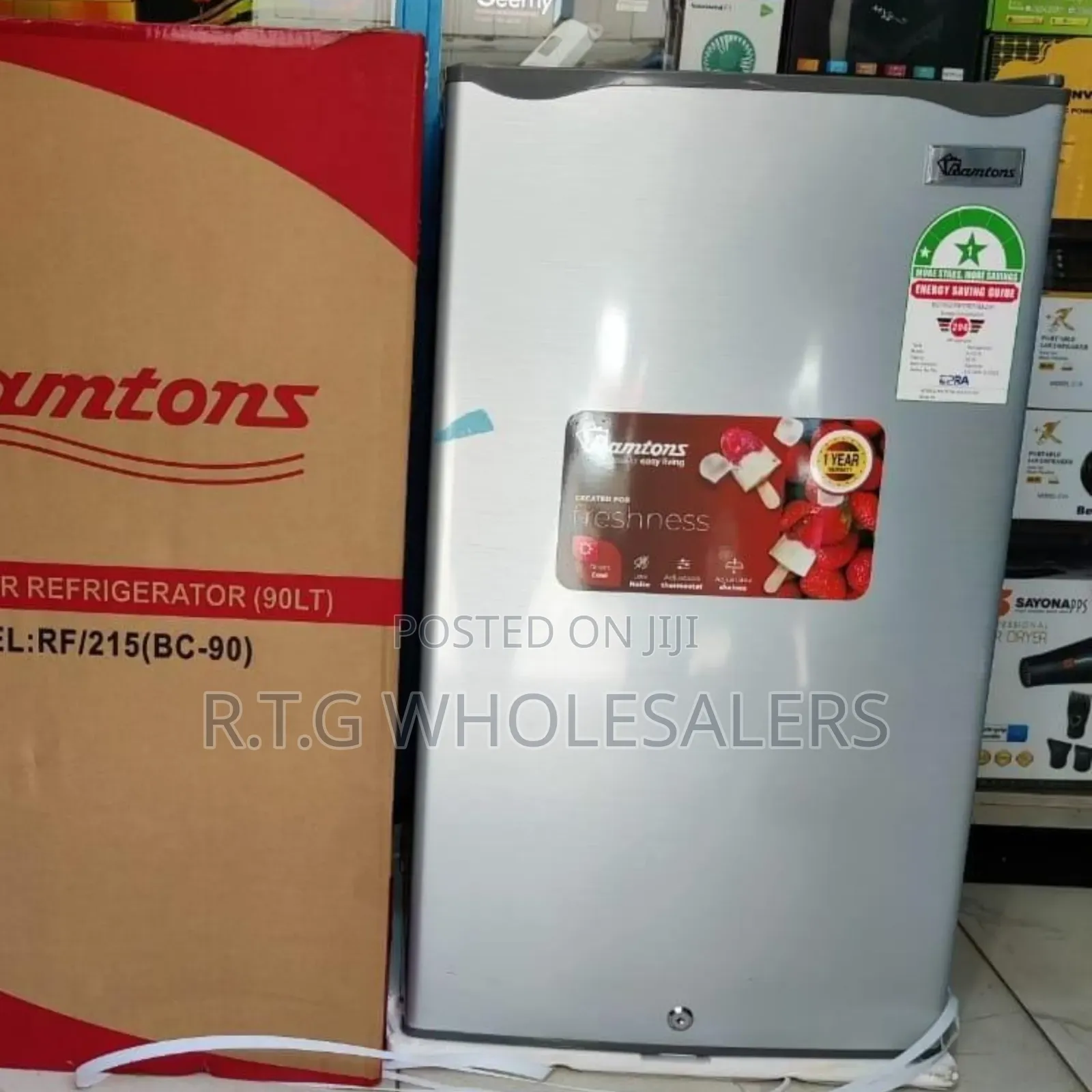 Ramtons 90l Direct Cool Fridge With Freezer