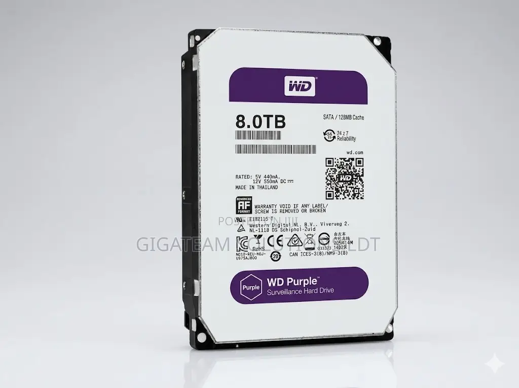 Wd 8tb Surveillance Hard Disk Drive