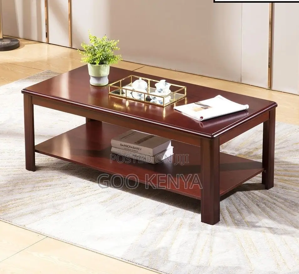 Office Table; Rectangular Mahogany Coffee Table For Living Room