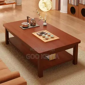 Office Table; Rectangular Mahogany Coffee Table For Living Room