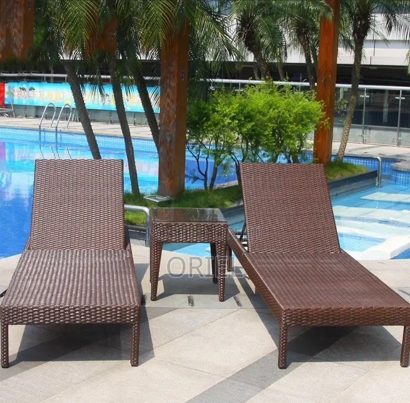 Outdoor Chair; Premium Poolside Sun Chair for Home