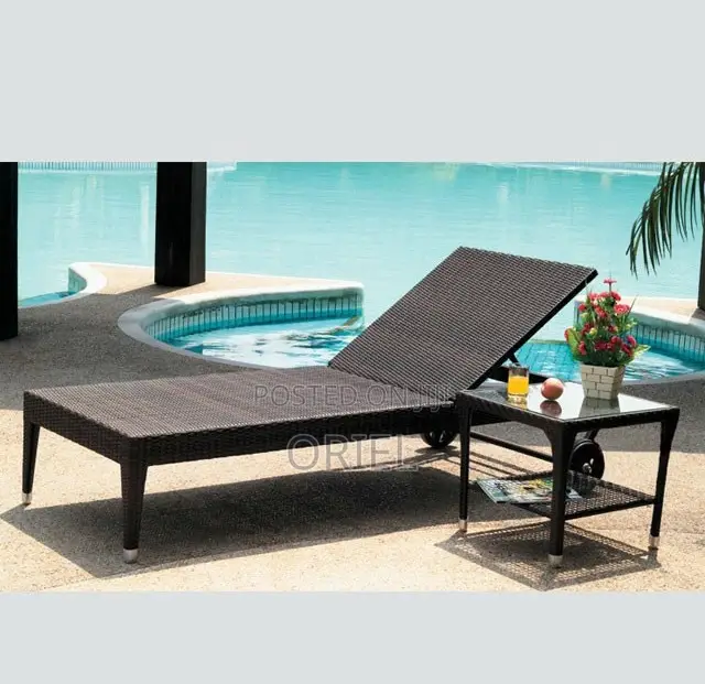 Outdoor Chair; Premium Poolside Sun Chair for Home