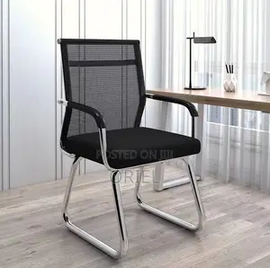 Office Guest's Chair; Sleek Stackable Office Meeting Chair