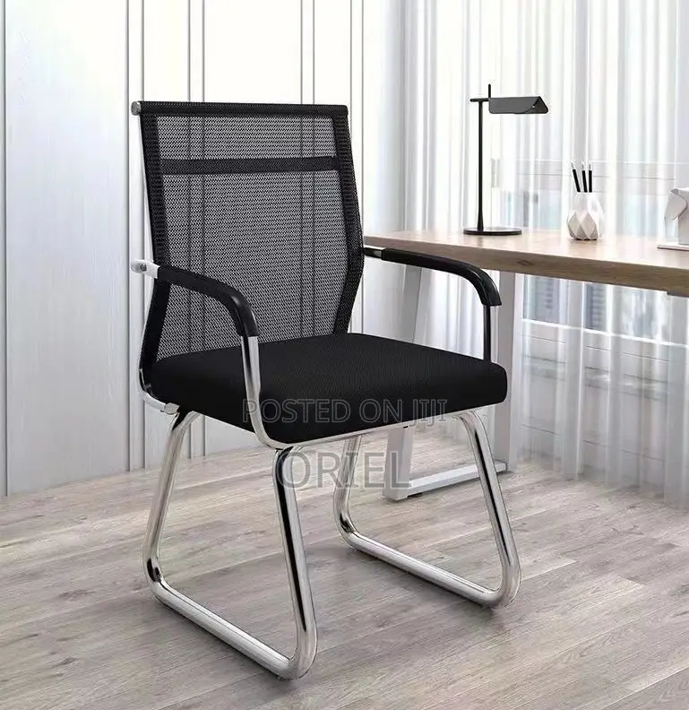 Office Guest's Chair; Sleek Stackable Office Meeting Chair