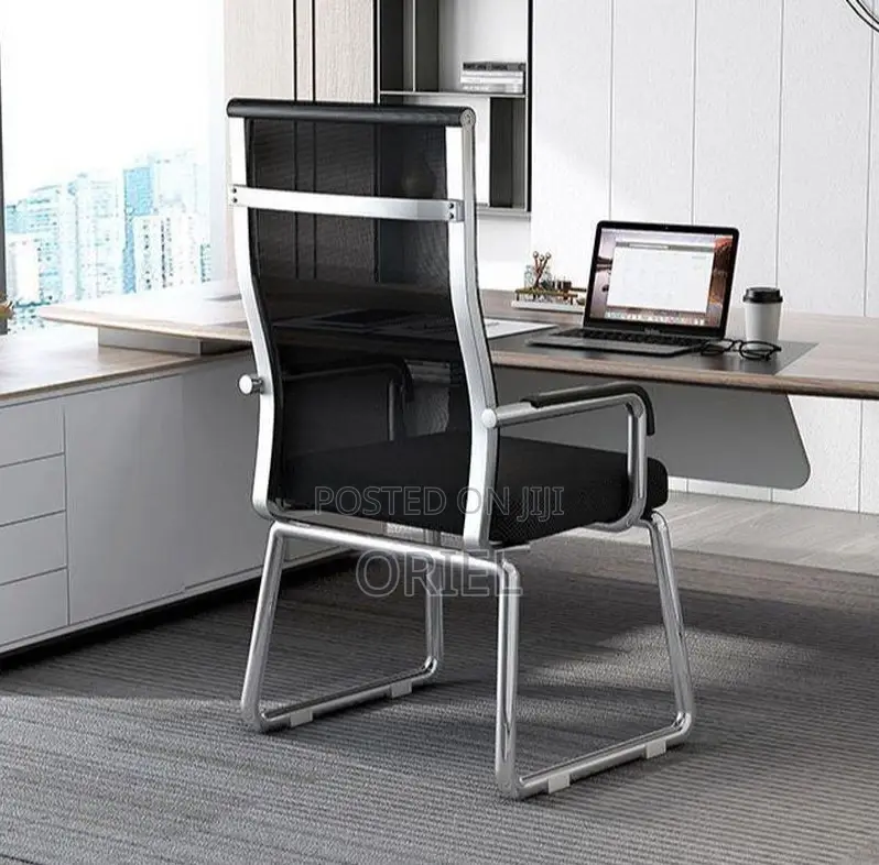 Office Guest's Chair; Sleek Stackable Office Meeting Chair