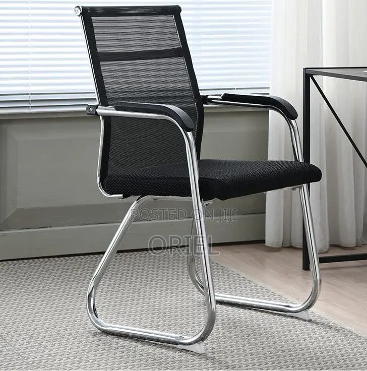 Office Guest's Chair; Sleek Stackable Office Meeting Chair