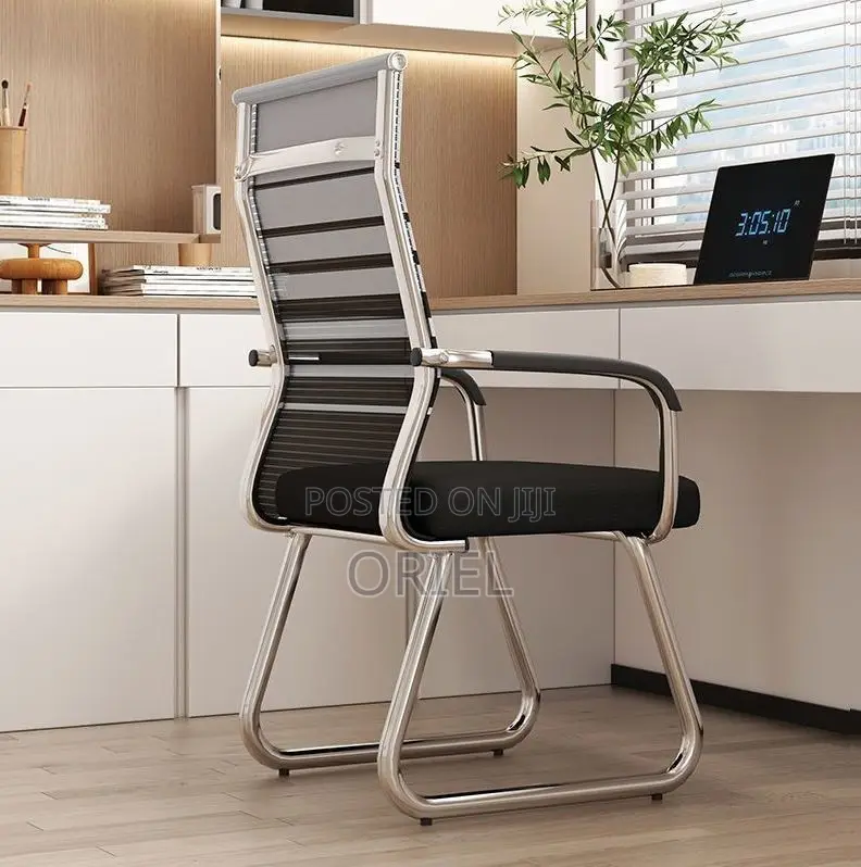 Office Guest's Chair; Sleek Stackable Office Meeting Chair