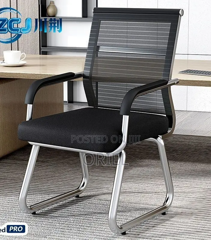 Office Guest's Chair; Sleek Stackable Office Meeting Chair