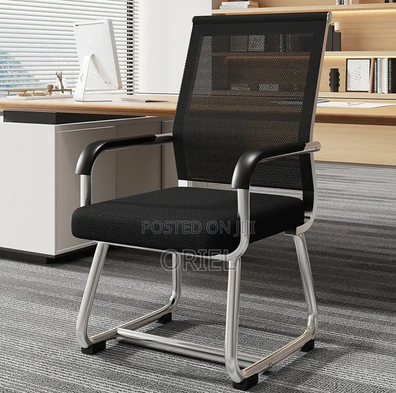 Office Guest's Chair; Sleek Stackable Office Meeting Chair