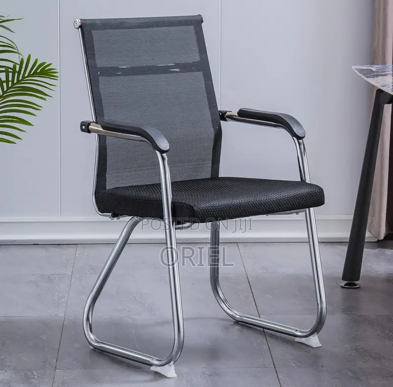 Office Guest's Chair; Sleek Stackable Office Meeting Chair