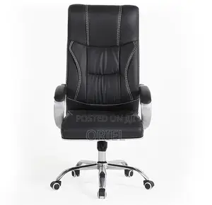Office Chairs; Professional Leather High-Back Work Chair