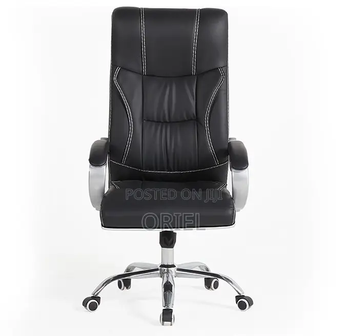 Office Chairs; Professional Leather High-Back Work Chair