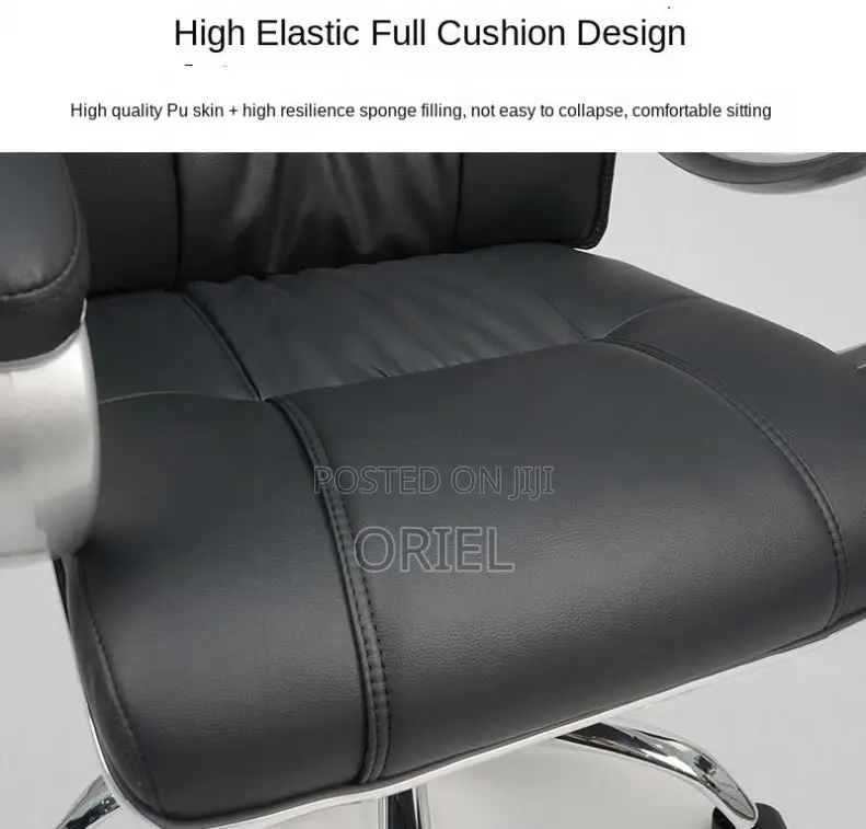 Office Chairs; Professional Leather High-Back Work Chair