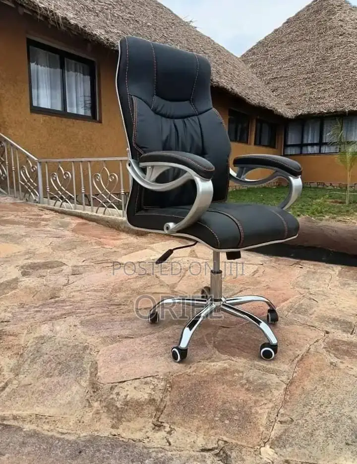 Office Chairs; Professional Leather High-Back Work Chair