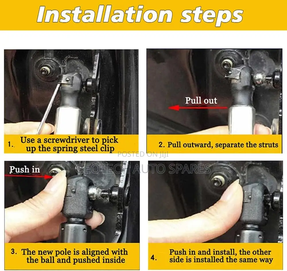 Toyota Passo Tailgate Boot Gas Struts/ Boot Shocks