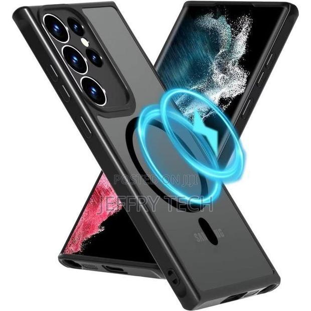 Samsung Galaxy S24 Ultra Case, Compatible With Magsafe, Slim Thin Magn - thumbnail 3