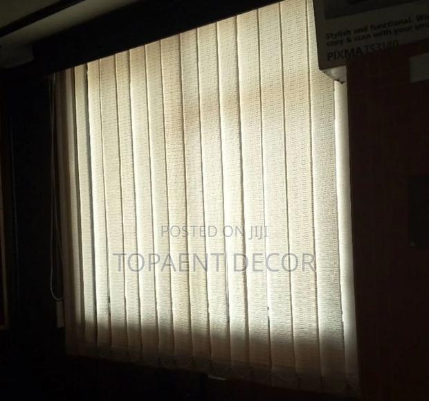 Cream ,New Design ,Fitted On The Window Vertical Office Blinds - main view