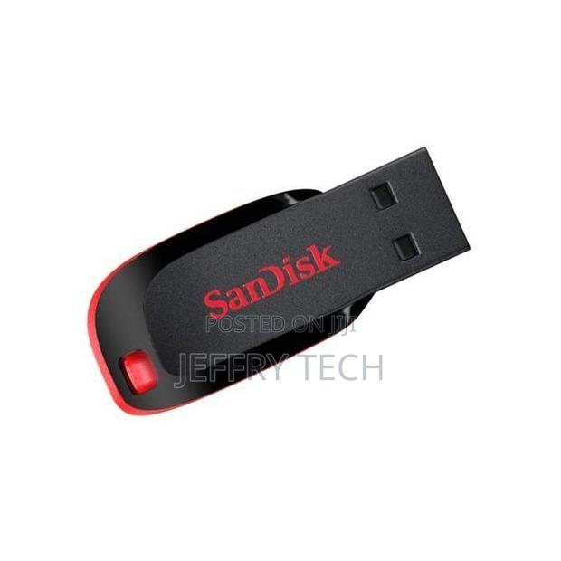 32 Gb Sandisk Cruzer Blade Flash Disk - Black Red - thumbnail 3