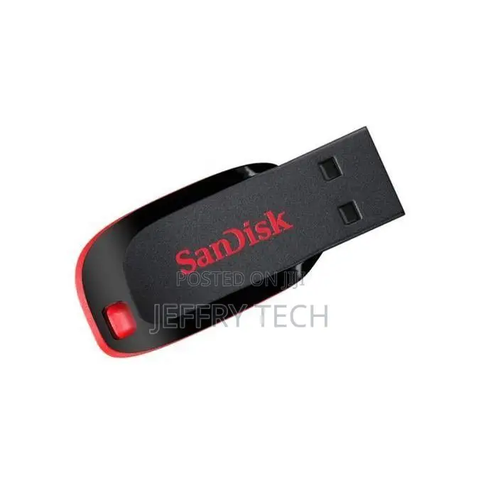 32 Gb Sandisk Cruzer Blade Flash Disk - Black Red