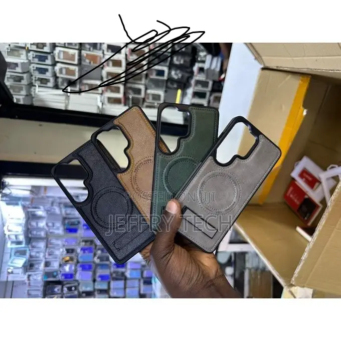 Premium Leather Protective Case for Samsung Galaxy S26 Ultra – Genuine