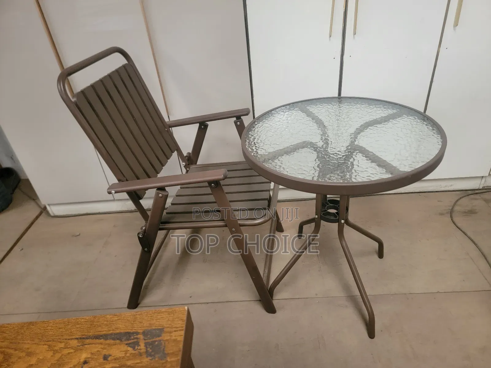 Rattan Table and Chair