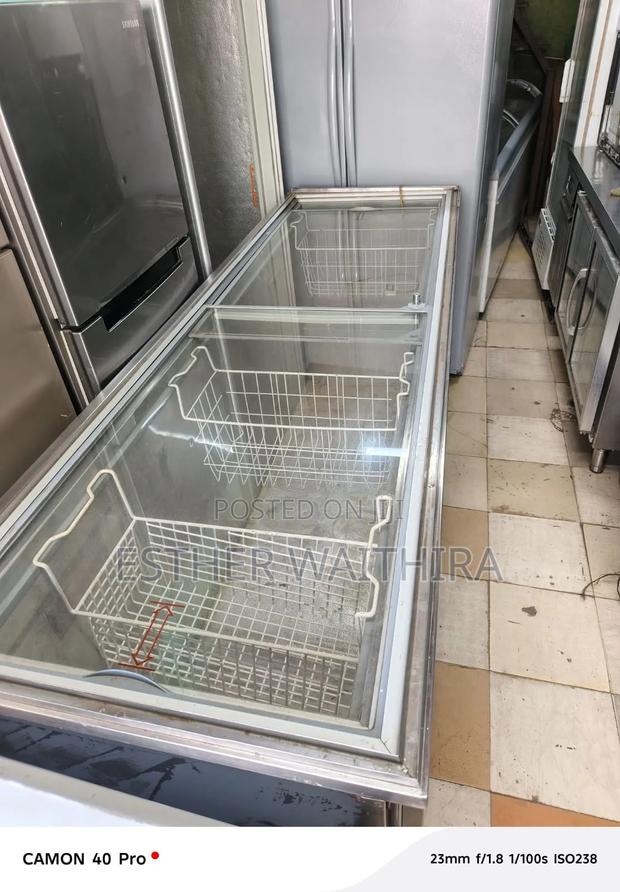 Very Clean and Neat Freestanding Display Freezer