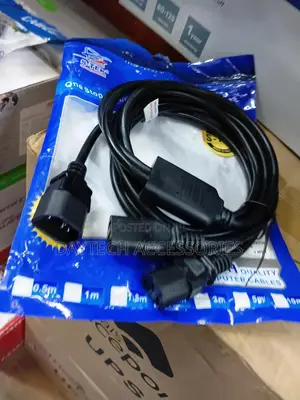 Iec C14 Male to Dual C13 Female Y Splitter Power Cable