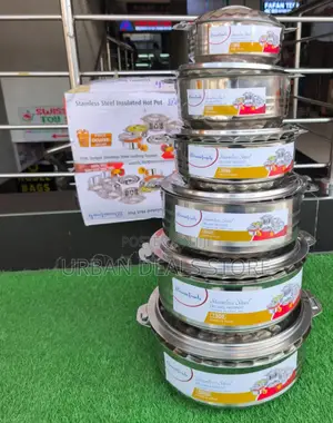 6pcs Divine Touch Stainless Steel Hotpots
