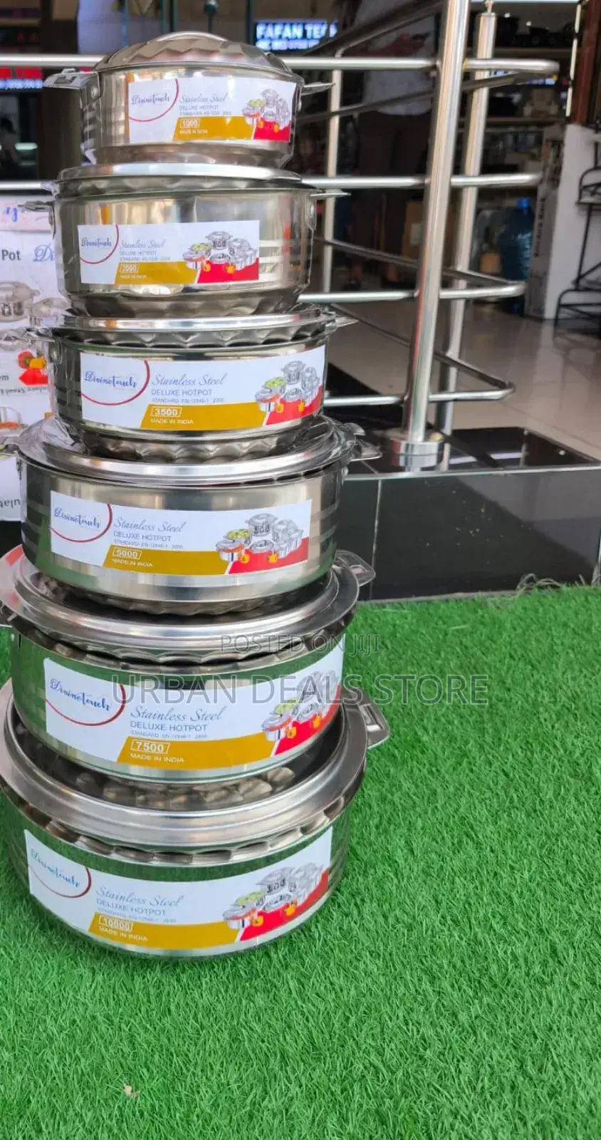 6pcsdivine Hotpots Capacity,1000ml,2000ml,3500ml,5000m,7500ml,10,000ml
