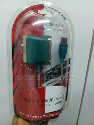 2 in 1 Usb to Parallel Printer 1284 Cable 36 Pin Dm25
