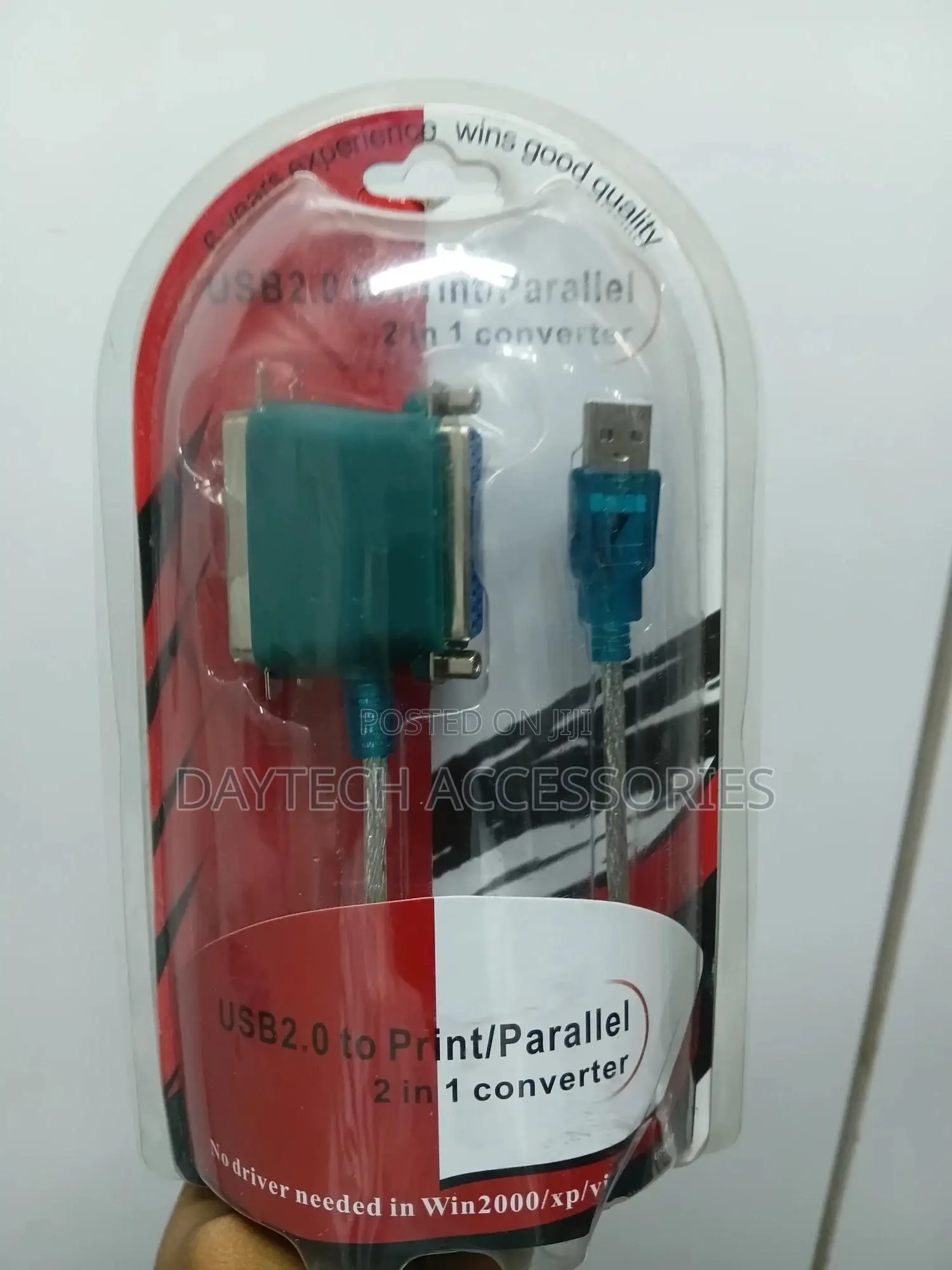 2 in 1 Usb to Parallel Printer 1284 Cable 36 Pin Dm25