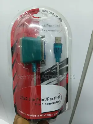 2 in 1 Usb to Parallel Printer 1284 Cable 36 Pin Dm25