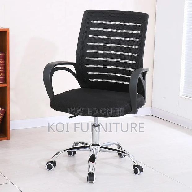 Office Chair; Strong Mesh Fabric Chairs - thumbnail 2