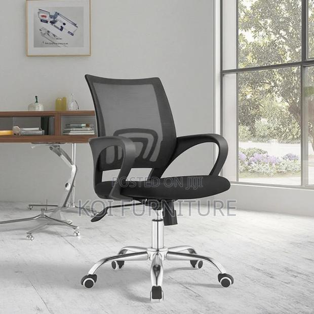 Office Chairs; Fabric Home Office Clerical Mesh Chair