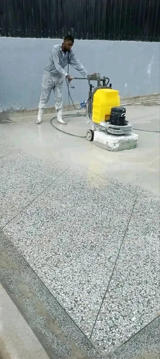 Terazzo Sadding and Polishing