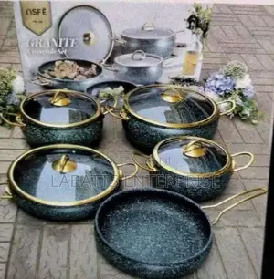 Nsfe Cookware 
Colours: Green/ Cream White/Black.
