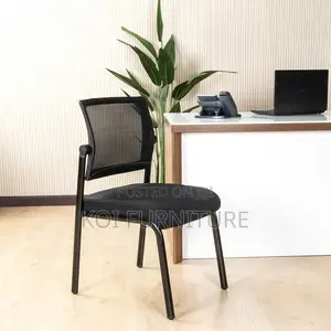 Office Chairs; Strong Fabric Mesh Office Visitor Chairs