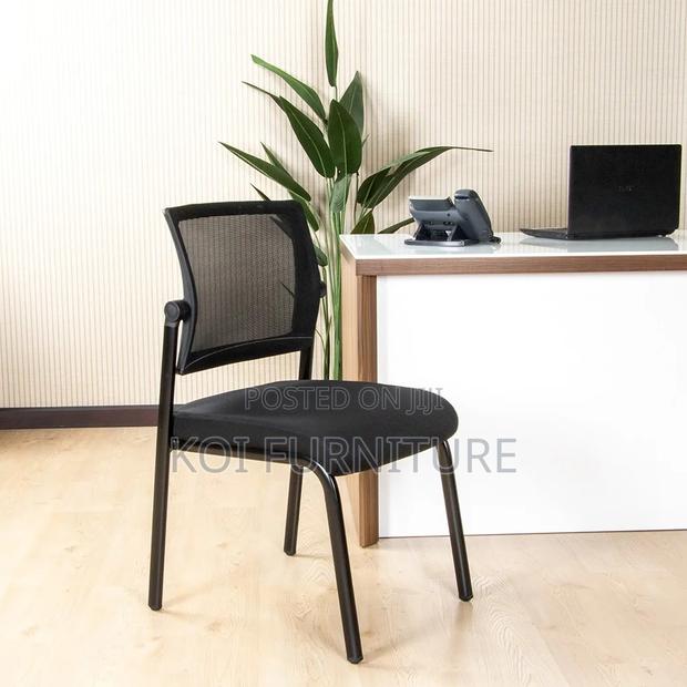 Office Chairs; Strong Fabric Mesh Office Visitor Chairs - main view